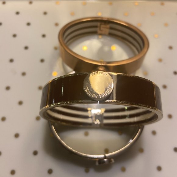 Henri Bendel Medium Hinged Metal Bangle - Picture 1 of 5